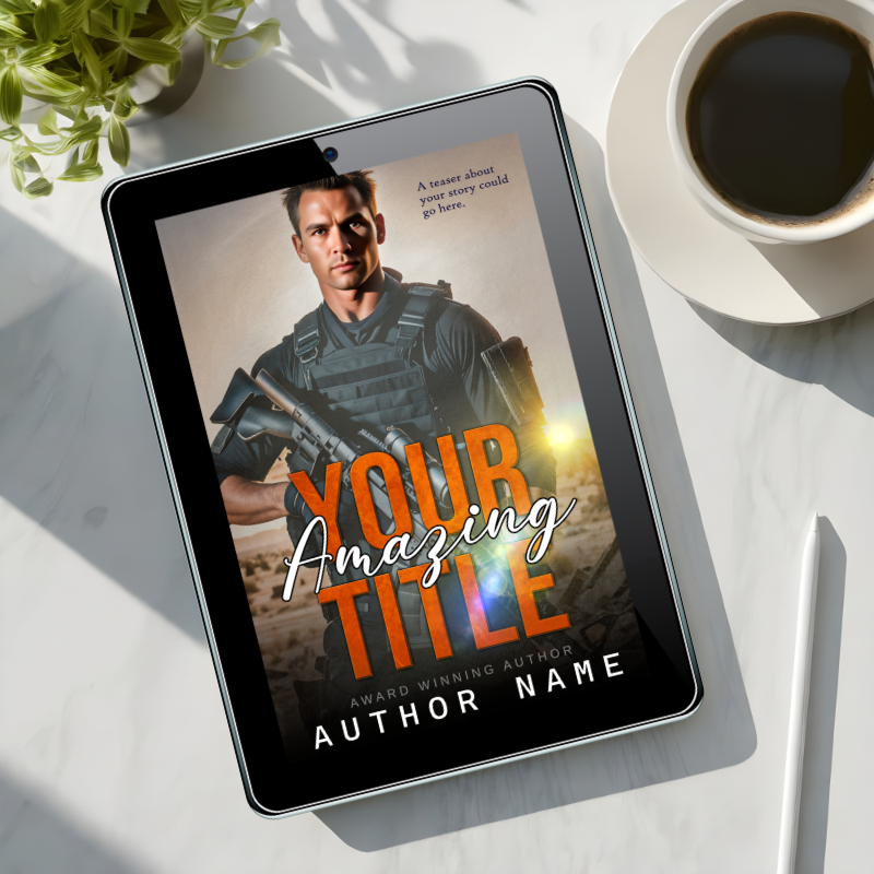 Premade Book Cover for Military Romance, Suspense, Adventure, or Thriller novel - Image 2