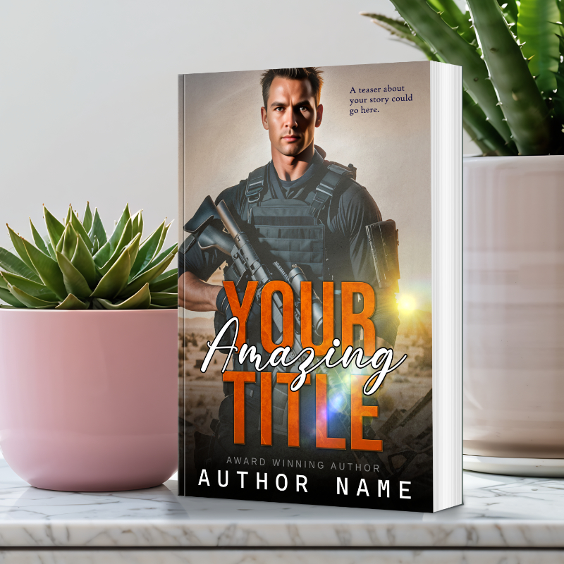 Premade Book Cover for Military Romance, Suspense, Adventure, or Thriller novel - Image 3