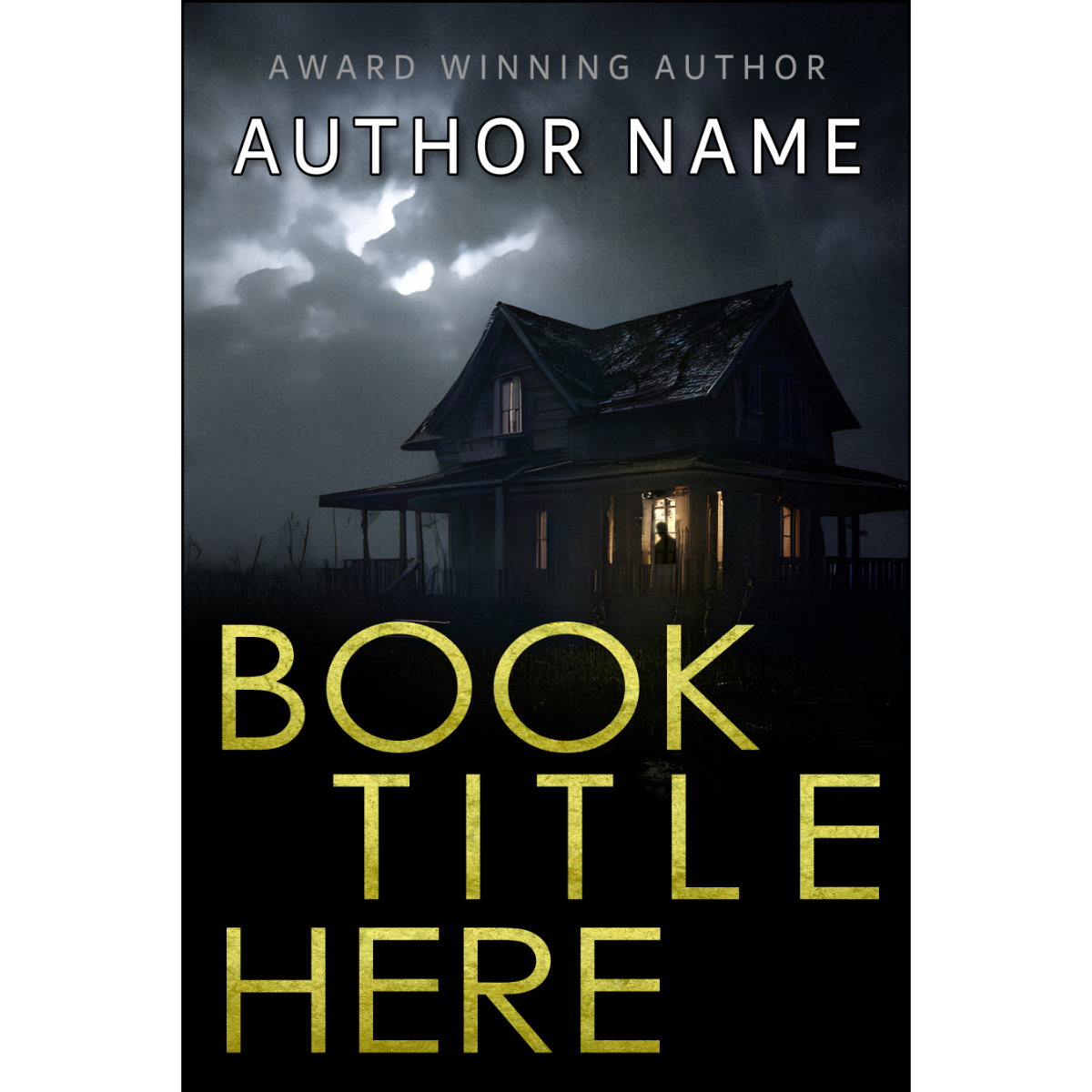 Premade Book Cover for Suspense, Mystery, or Crime Fiction