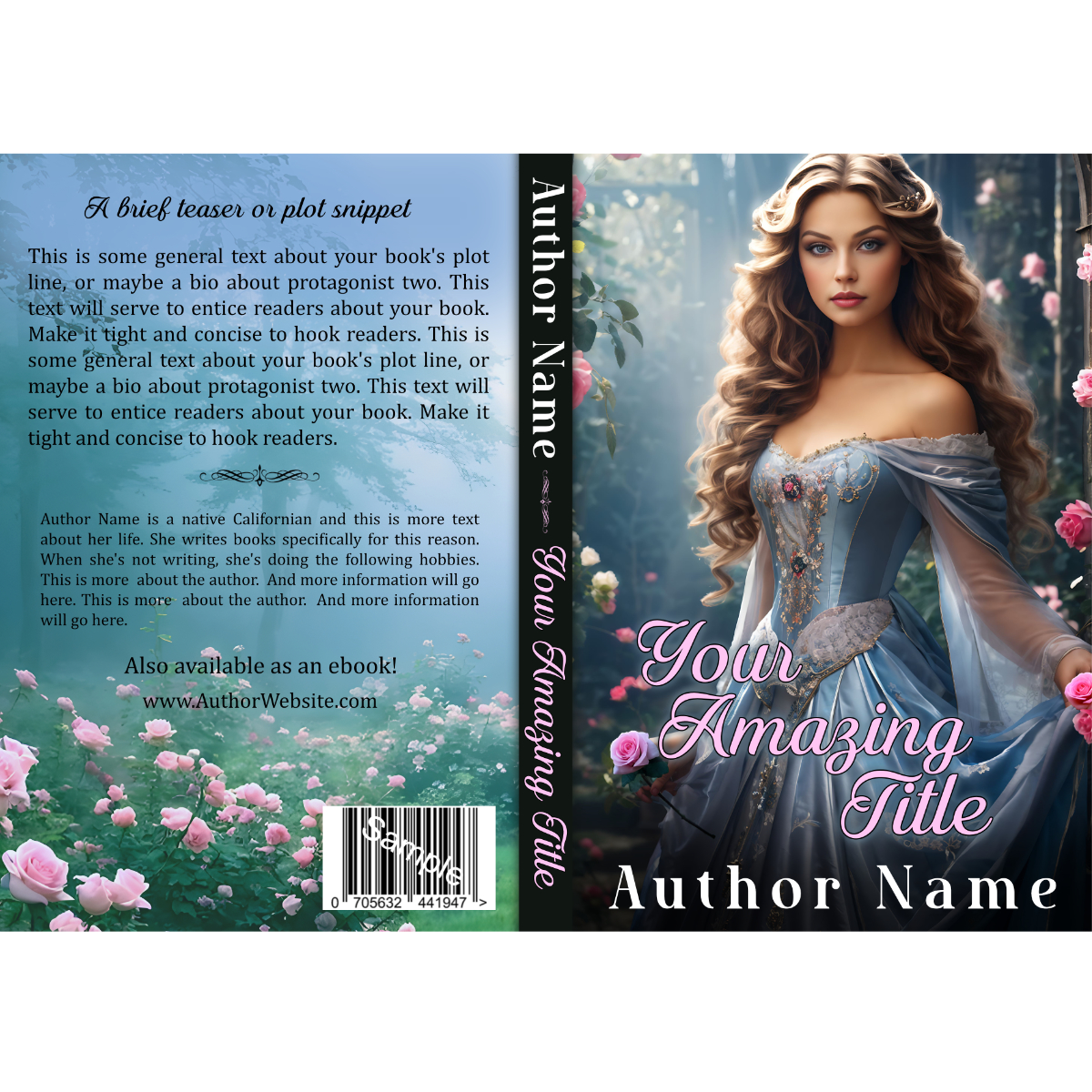 Premade Book Cover for Romance, Historical, or Fantasy novel - Image 2