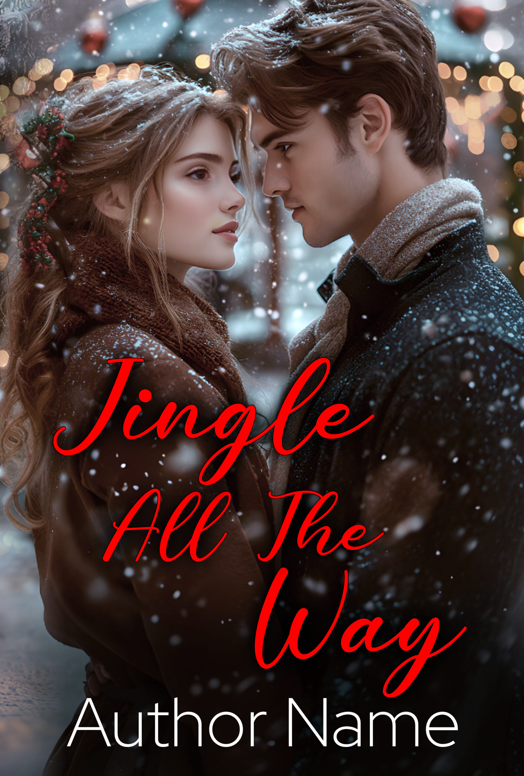 Premade e-Book Cover for Romance, Holiday, or Second Chance Novel - Image 5