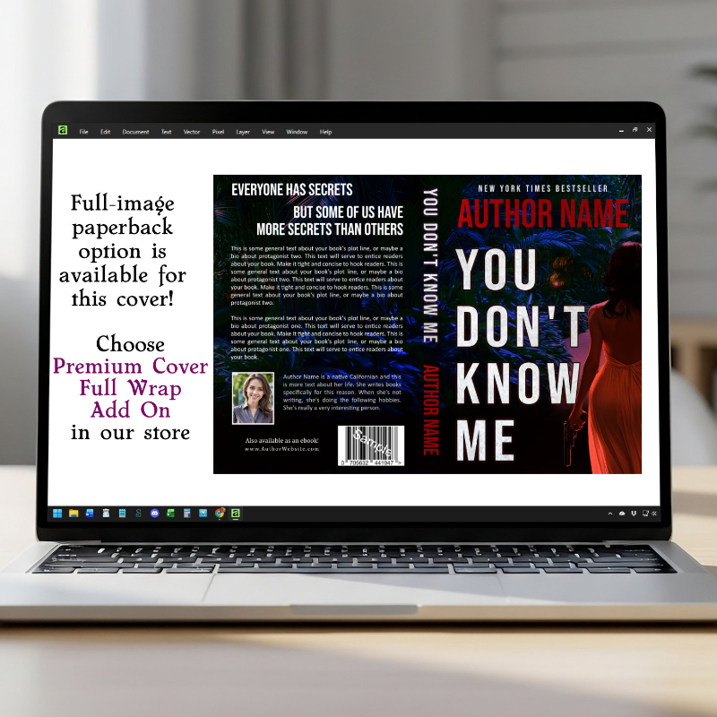 Premade e-Book Cover for Suspense, Thriller, or Crime Novel - Image 4