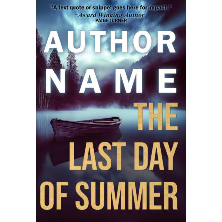 Premade e-Book Cover for Suspense, Thriller, or Crime Novel