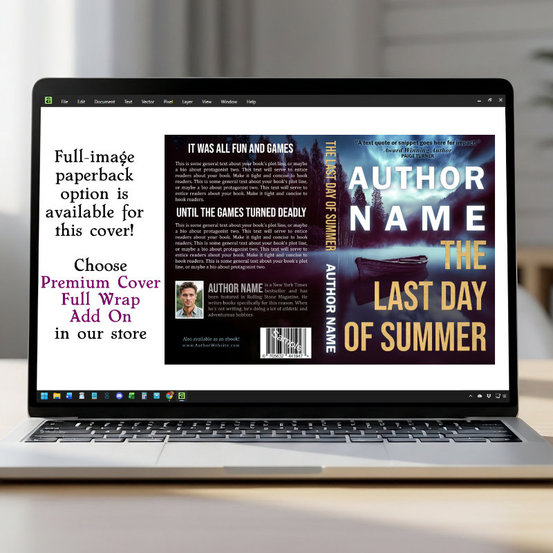 Premade e-Book Cover for Suspense, Thriller, or Crime Novel - Image 4